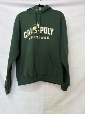 Champion Green Pullover Hoodie with Logo Detail